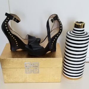 Steven madden beaded wedge heels